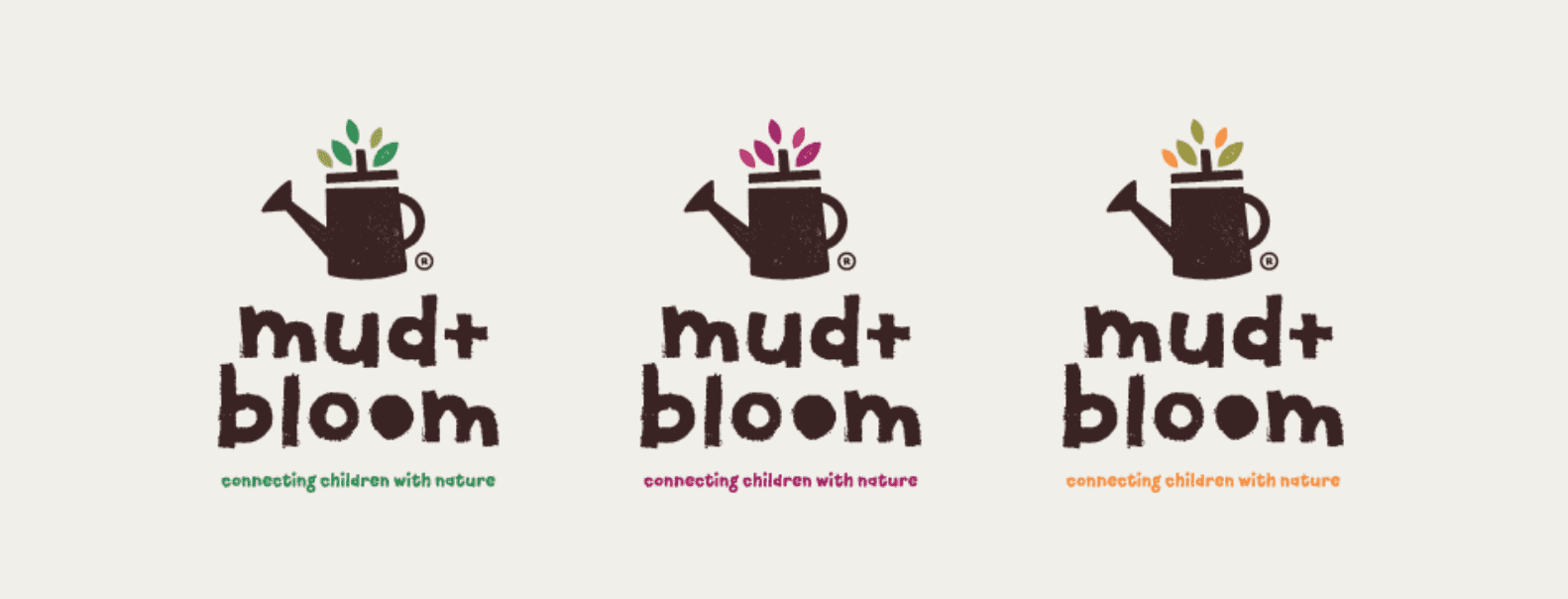 Design de logo dans diff&eacute;rentes combinaisons de couleurs