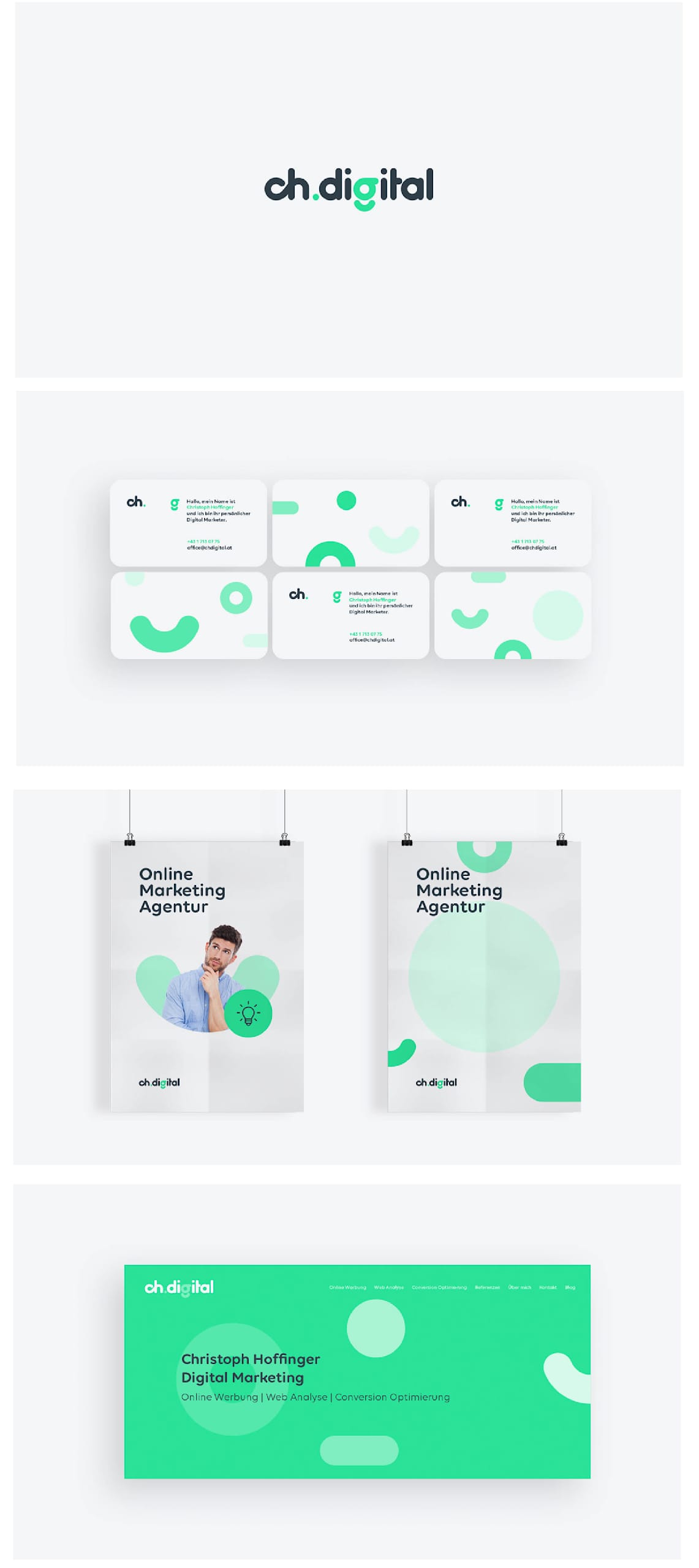 versatile green logo design for a tech company