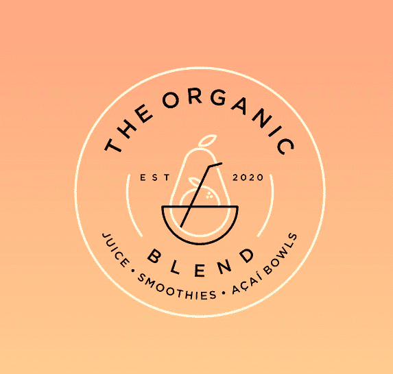 Branding de marque alimentaire : le logo de The Organic Blend