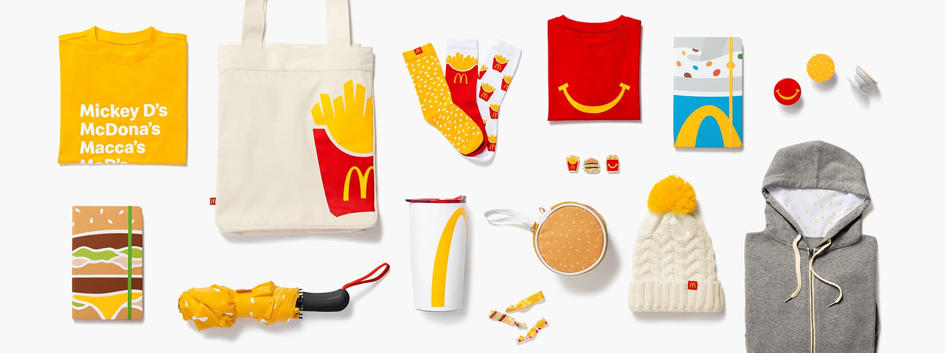 Collection d'articles promotionnels de McDonald&rsquo;s