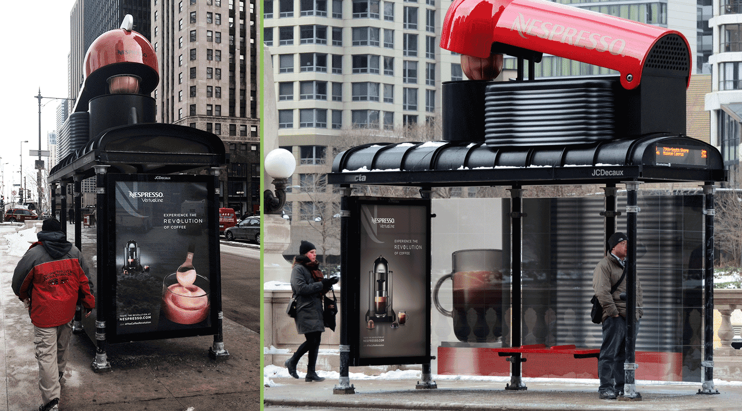 Design de publicit&eacute; 3D pour Nespresso