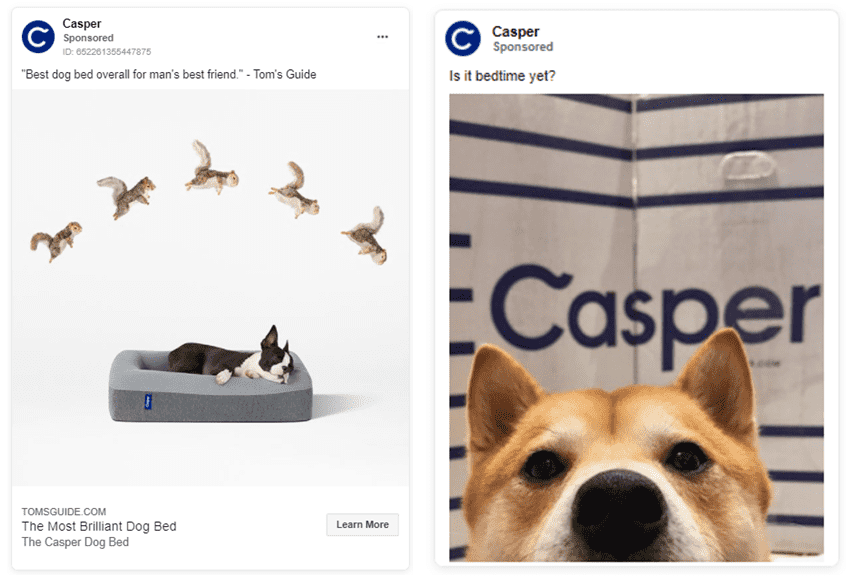 Design de publicit&eacute; pour Casper