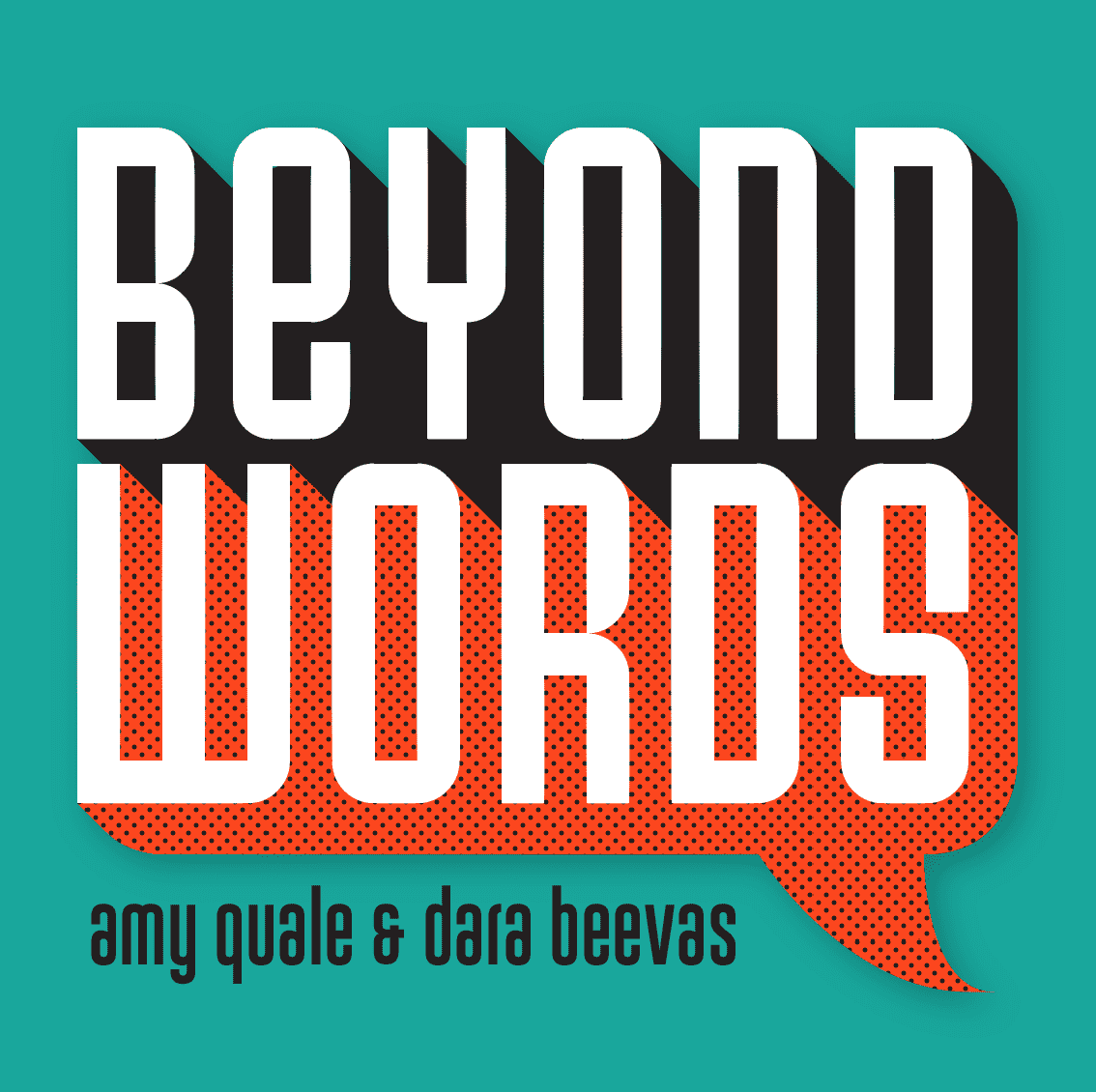 Texte blanc fin et allong&eacute; sur un fond vert et orange