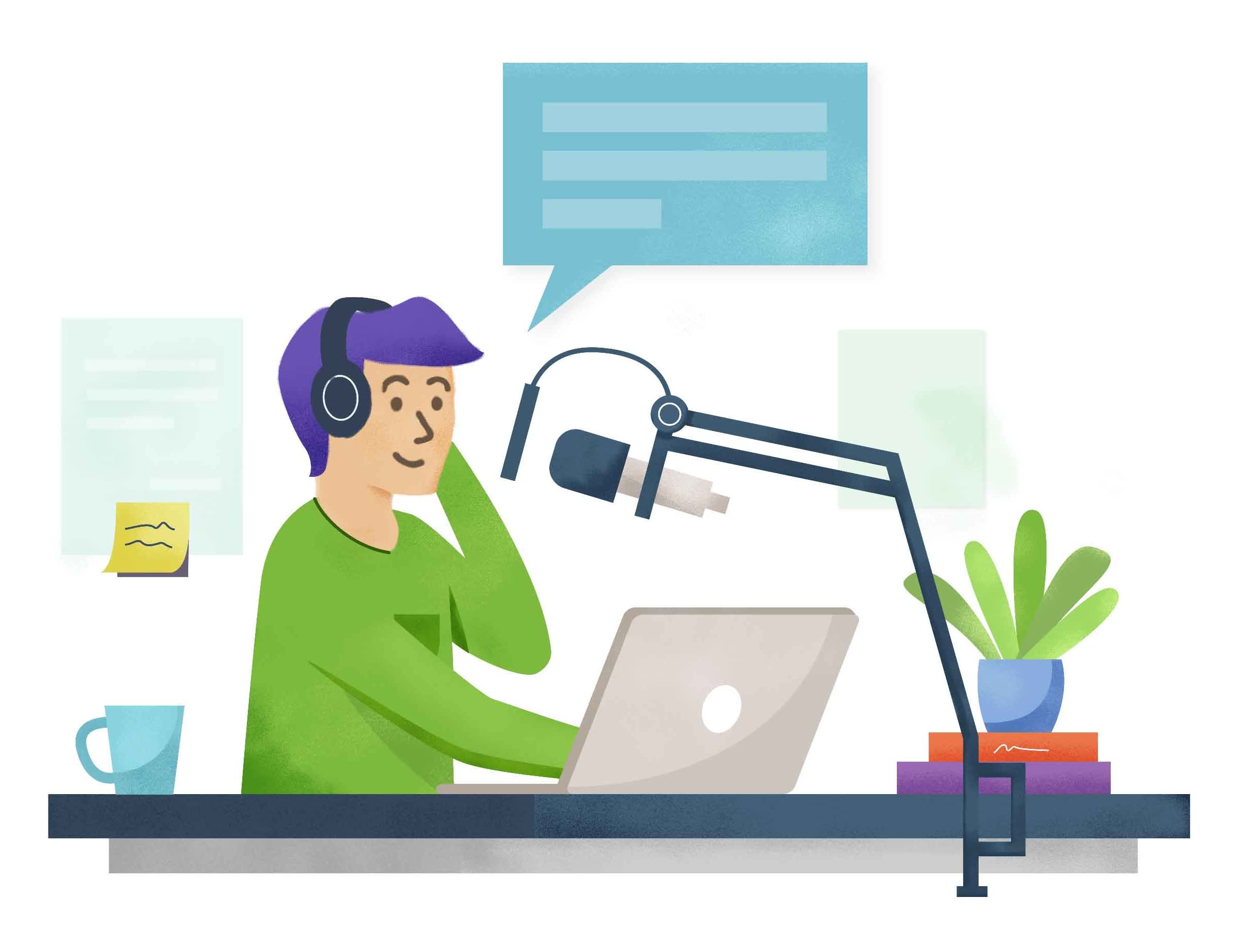 how to make a podcast graphic